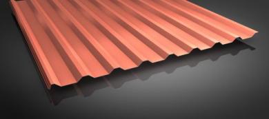 Trapezblech 0,4mm W20/1100 2. Wahl mit Vlies 