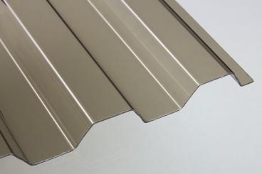 Lichtplatten PVC 70/18 Trapezprofil 1,2mm bronze 