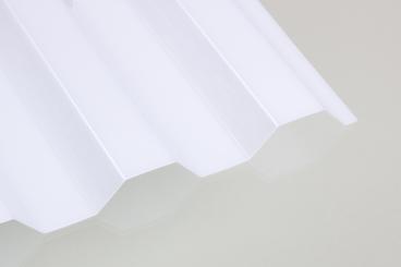 Polycarbonat - Trapezprofil 76/18 - weiß-opal 