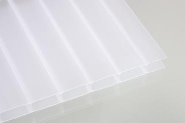 16 mm Stegplatten aus Acrylglas 16/32 weiß-opal 