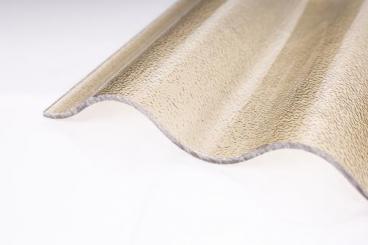 Acryl Sinuswelle 76/18  C-Struktur bronce 