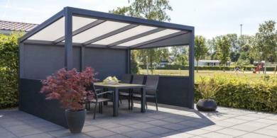 Alu Terrassendach freistehend RIBOLLA 4060 mm x 2500 mm 