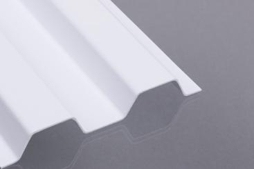 Ondex® Trapezplatte 70/18 weiß-opak "HAGELSICHER" 