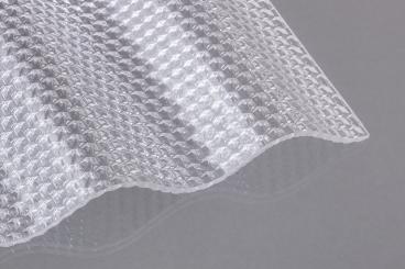 MARLON® CS Diamond klar Welle 76/18 Wabe "HAGELSICHER" 