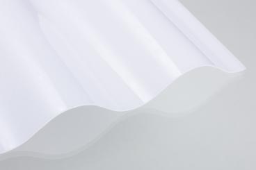 Polycarbonat Welle 76/18 weiß-opal 0,9 mm 