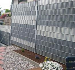 Sichtschutzstreifen für Stabmatten Zaun 