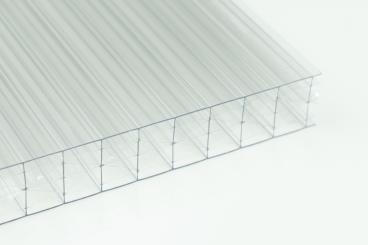 25 mm Stegsiebenfach Polycarbonat klar 