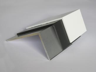 Alu-Haltewinkel / Bremswinkel blank 65 x 45 x 64 mm 