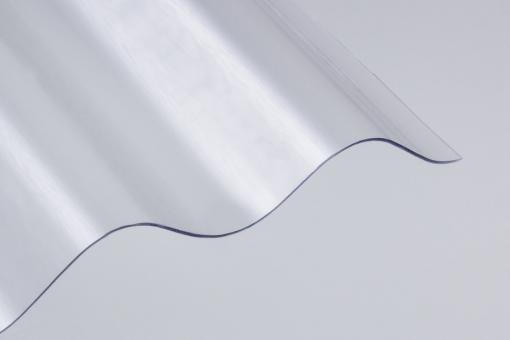 Lichtplatten PVC 76/18 Wellprofil 1,0mm klar 