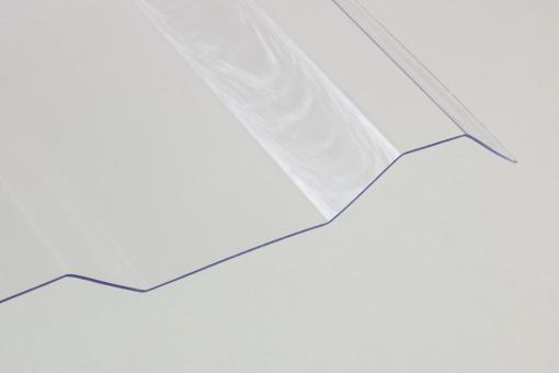 Lichtplatten PVC W20/1100 Trapezprofil 1,4mm klar 